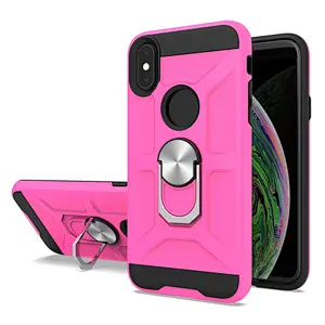 2020 new trending case for IPhone X XS back cover with metal ring holder