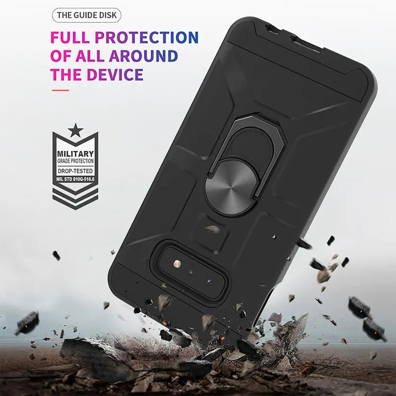 Hot selling phone cases for Samsung S10E dustproof mobile back shell with ring holder for Samsung S10 Lite