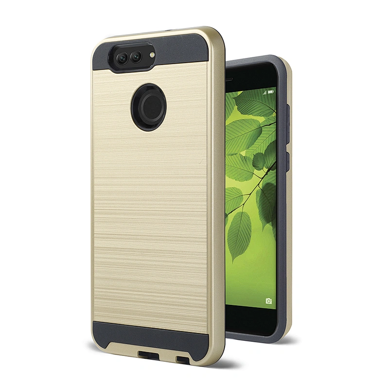 2 in 1 plastic brushed case cheap price phone case cell phone case for P10 selfie/nova 2 plus