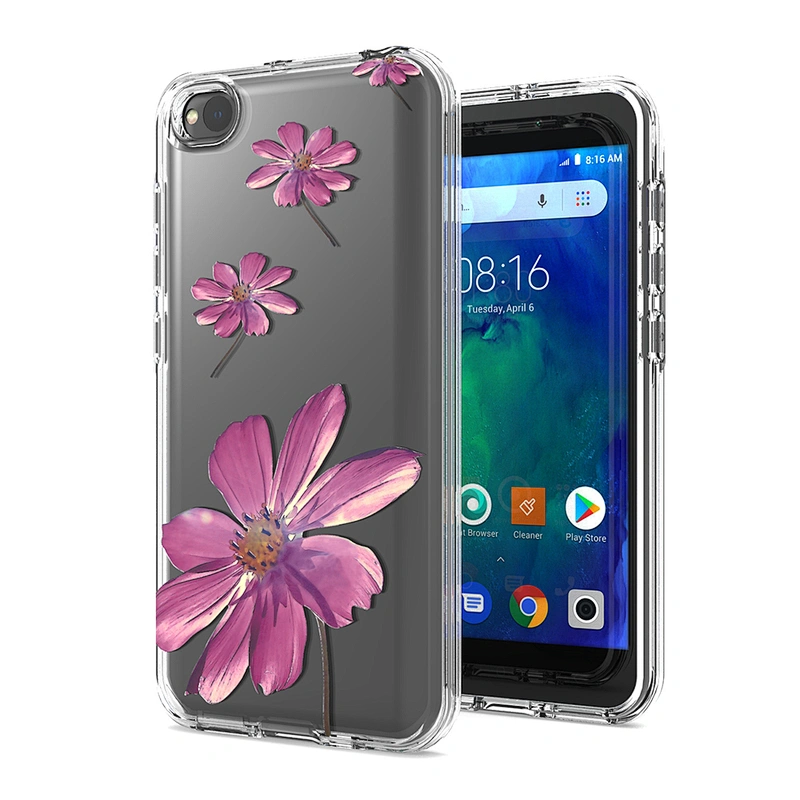 wholesale nice style phone cover with factory price Transparent Back Cover Designer Case for redmi go
