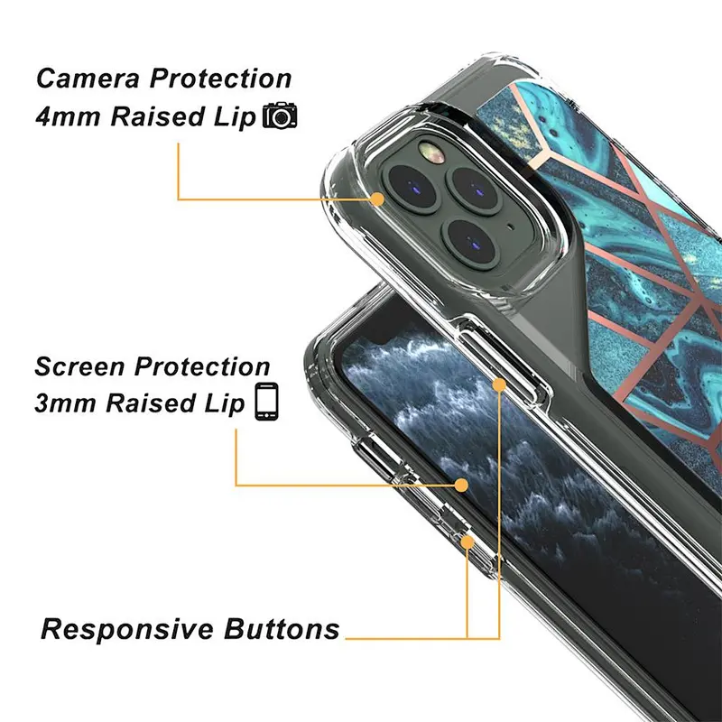 Hot Smartphone Back Cover IMD Printing Clear TPU Phone Case For iPhone 11 Pro Max X XS XR