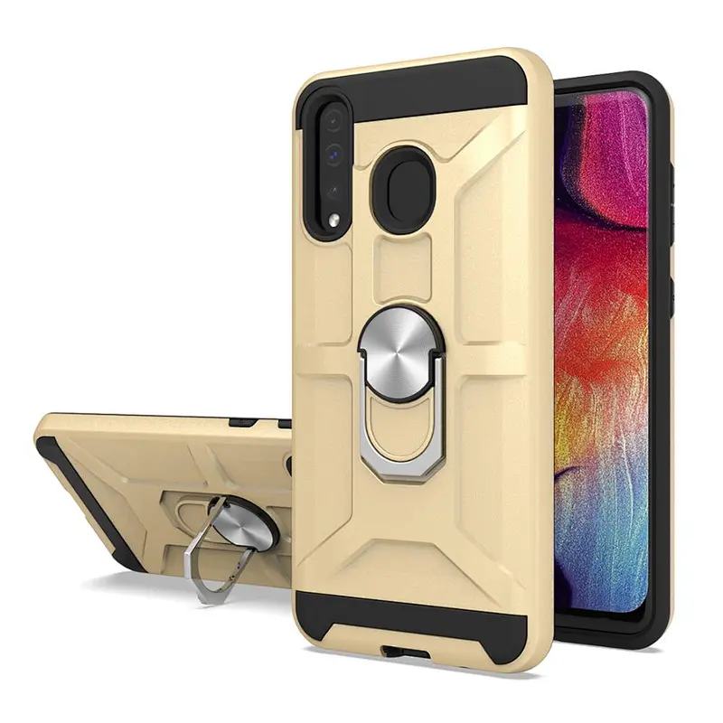 2020 Newest Design Holder TPU PC 2 IN 1 Phone Cover Case For Samsung A50 A20 A30 A10E