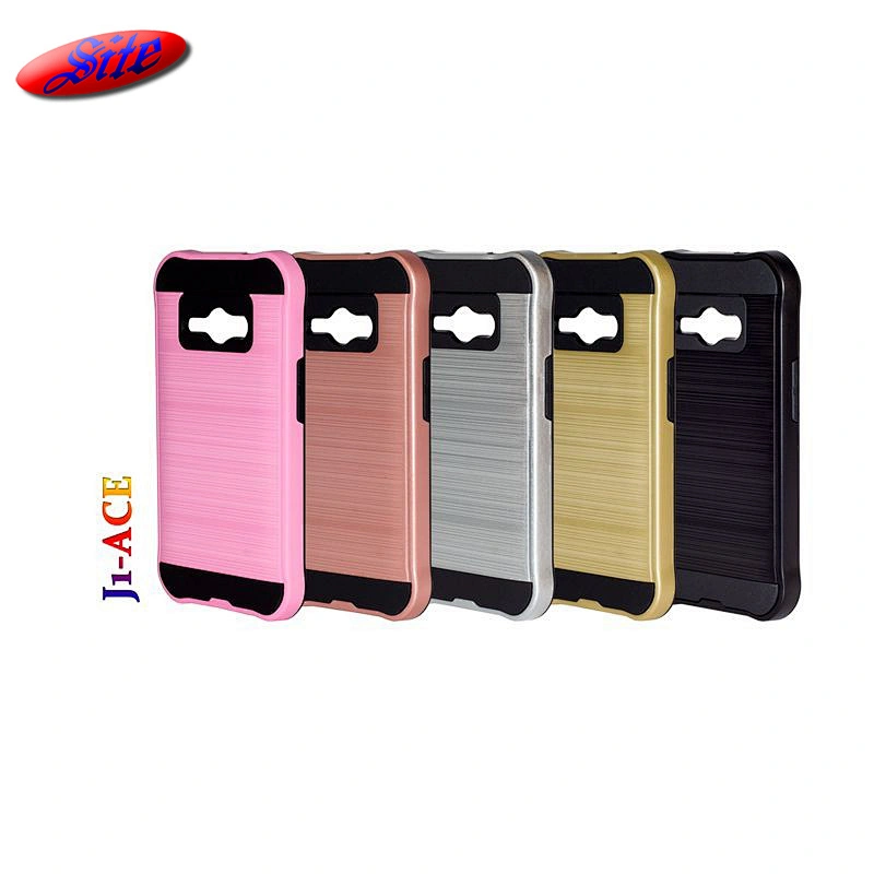 Brushed hair line slim armor Phone Cover for Samsung J1MINI , for Samsung J1MINI Case, Phone Case for Samsung J1