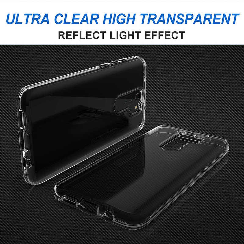 Free Sample Customised Pattern High Clear Transparent Phone Case For Mi Redmi 7A Note 8 Pro 9S