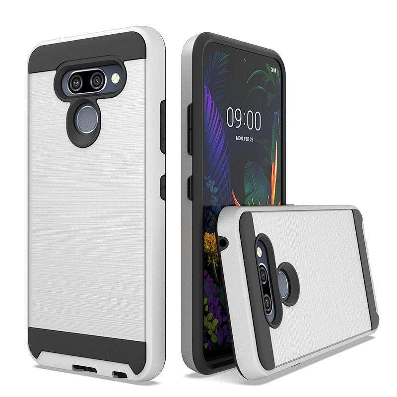 Fundas For Motorola MOTO ONE ZOOM protector PC TPU 2 in 1 brushed metal case for Motorola one pro