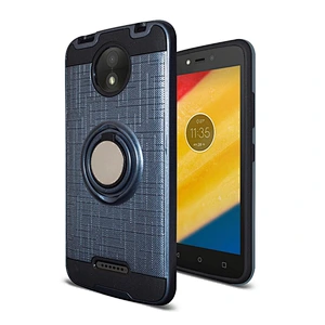 Hybrid Armor Case For Motorola Moto Z2 Play Brushed Dual Layer Protective Phone Cases