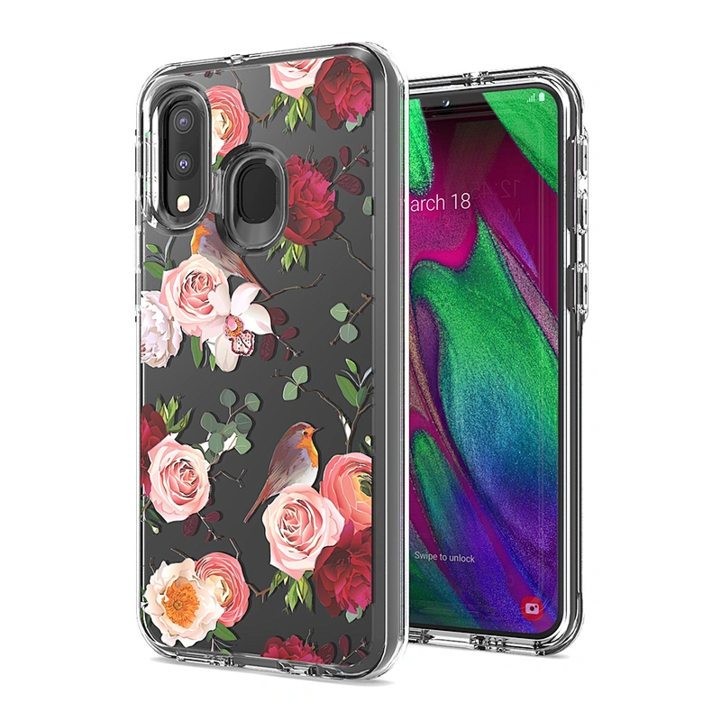 Durable mobile back covers for Samsung High Clear cell phone case with own design for Samsung A40