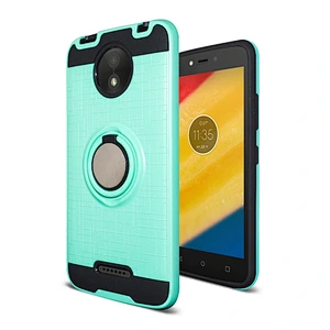 Hybrid Armor Case For Motorola Moto Z2 Play Brushed Dual Layer Protective Phone Cases