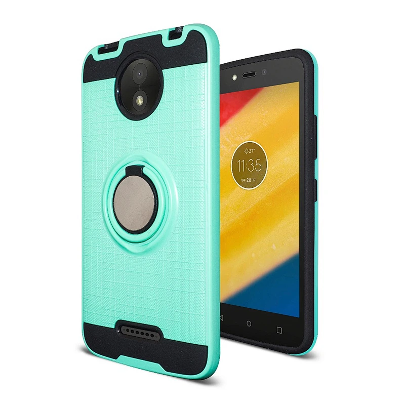 Hybrid Armor Case For Motorola Moto Z2 Play Brushed Dual Layer Protective Phone Cases