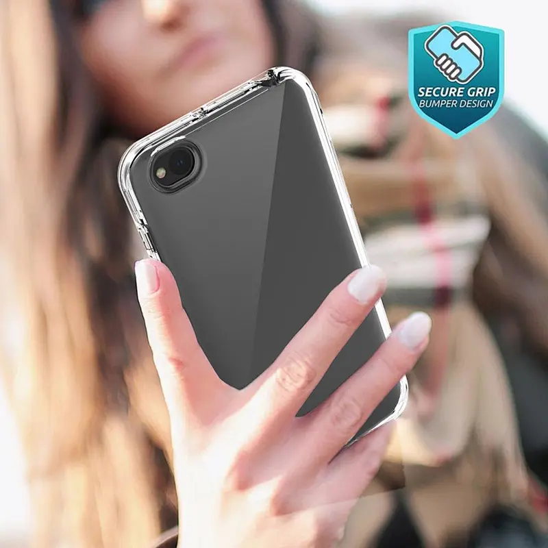 Shockproof Transparent Clear Back Mobile Phone Cover  Full Cover Mobile Phone Protection Case  For Redmi go