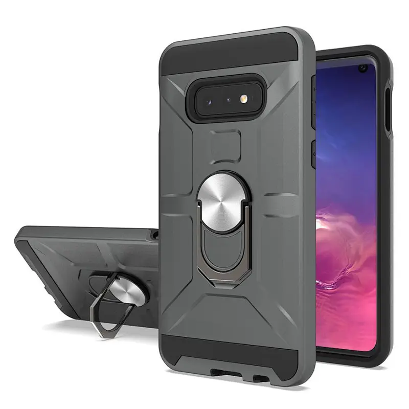 Hot selling phone cases for Samsung S10E dustproof mobile back shell with ring holder for Samsung S10 Lite