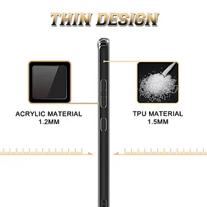 Latest New Material Acrylic Clear Phone case bakc cover For Motorola Moto G8 E7 One Hyper