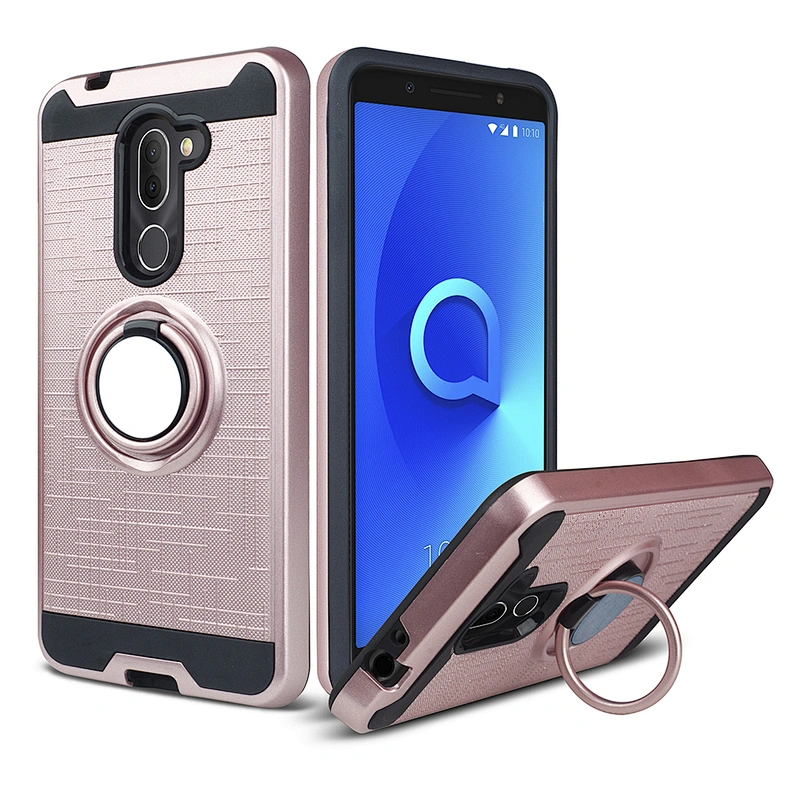promotional price phone case 360 degree holder stander ring phone cover for Coolpad Legacy