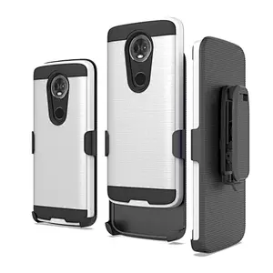 new design good price case with belt clip holster phone cover for Motorola MOTO E5 Plus G7 Power G7 Supra X5
