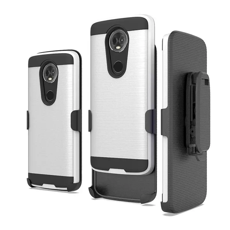 new design good price case with belt clip holster phone cover for Motorola MOTO E5 Plus G7 Power G7 Supra X5