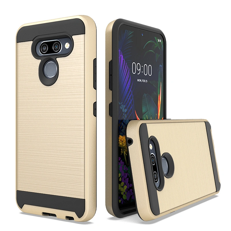 Fundas For Motorola MOTO ONE ZOOM protector PC TPU 2 in 1 brushed metal case for Motorola one pro