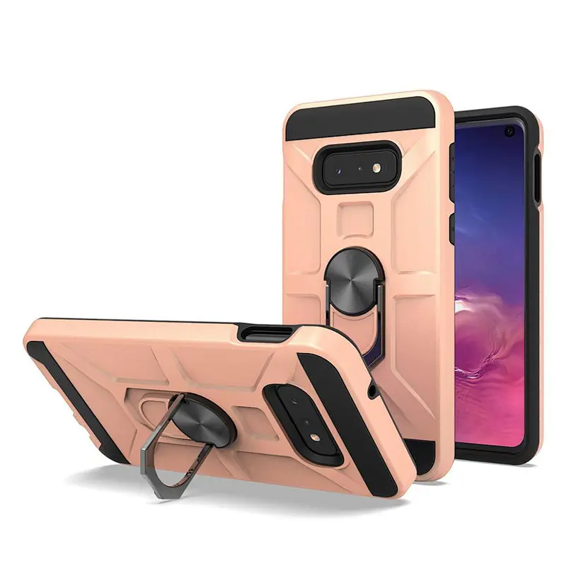 Best selling phone case for Samsung S10e shockproof mobile back cover with ring holder for Samsung S10 Lite