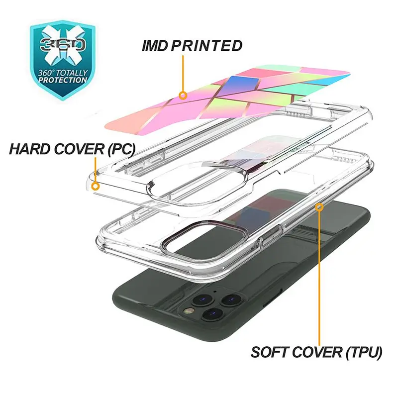 Customized Marble phone case IMD design For IPhone 7 8 Plus XS XR Xs Max 11 pro Max