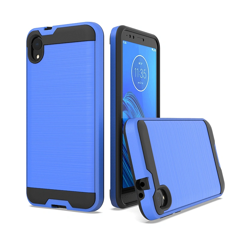 Top quality brushed metal case for Motorola MOTO E6  phone case for Motorola MOTO E6 Plus