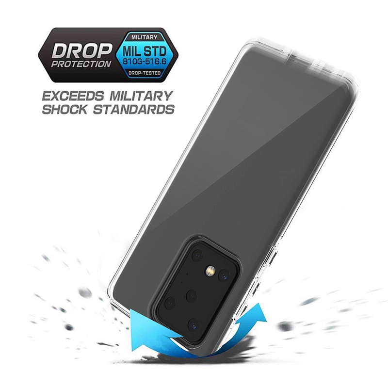 Hot sell clear PC tpu back case oem phone case For SAMSUNG S20 plus M30S A51 A10S A40