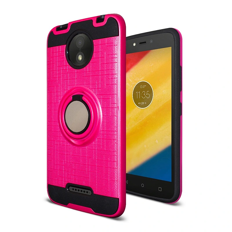 Hybrid Armor Case For Motorola Moto Z2 Play Brushed Dual Layer Protective Phone Cases