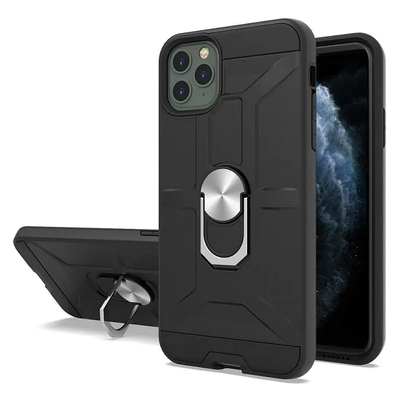 best selling phone case with ring holder nice kickstand phone cover for iphone 11 pro max