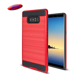 high quality hot wave cell phone back case for galaxy s8, pc tpu case phone cover for galaxy s8
