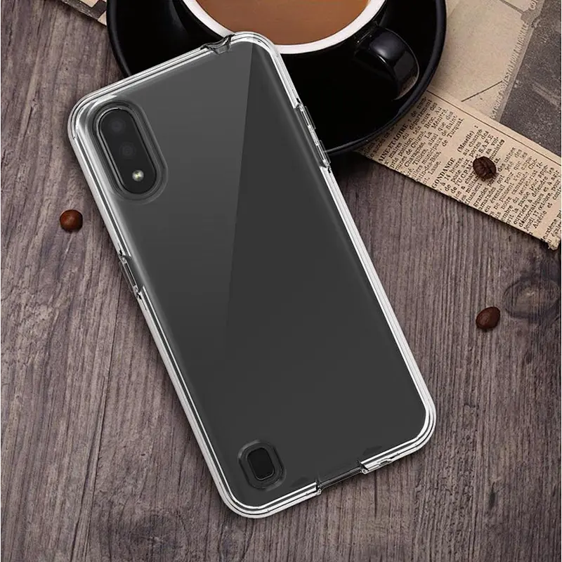 Cheapest phone accessories protective 3d high clear mobile back case for Samsung A01 A015F