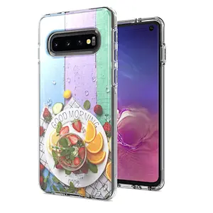 High Clear mobile phone cases for Samsung smart phone covers with Custom Image for Samsung S10