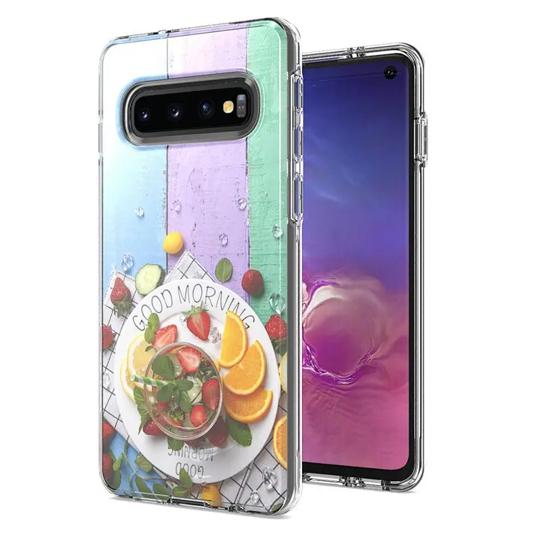High Clear mobile phone cases for Samsung smart phone covers with Custom Image for Samsung S10