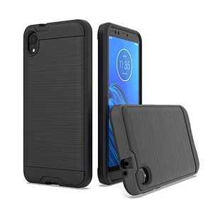 Top quality brushed metal case for Motorola MOTO E6  phone case for Motorola MOTO E6 Plus