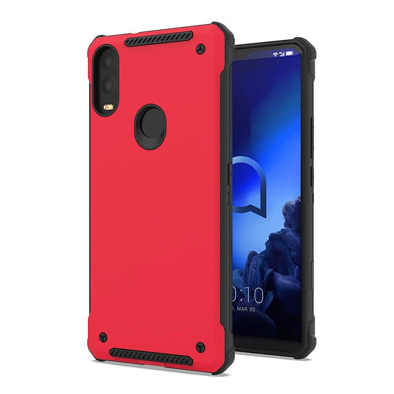 New Release Mobile Accessories for Alcatel 3V Fashionable Phone Housing with Leather Oil PC for Alcatel 5099A