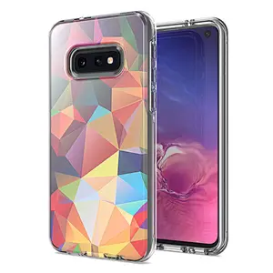 High Clear mobile back covers Soft tpu Hard pc Cell Phone Case with Own Design for Samsung S10E