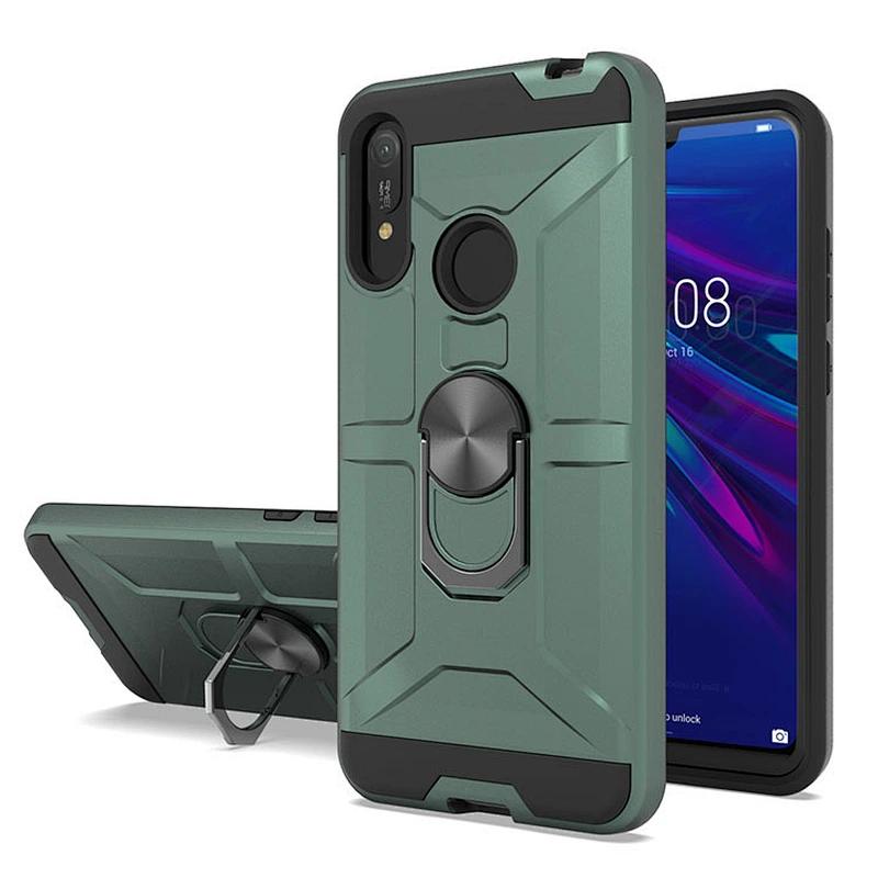 Best quality phone accessories for Huawei multifunctional mobile cases with ring holder for Huawei Y6 Pro 2019