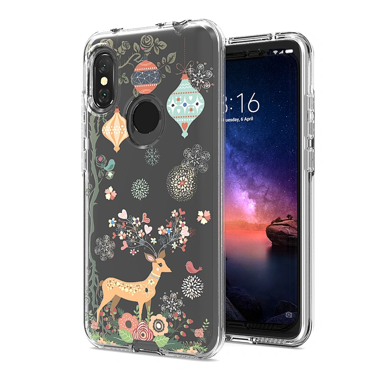 Custom Personalized Pattern Transparent mobile phone case For Mi Redmi Note 8 Pro Note 9s