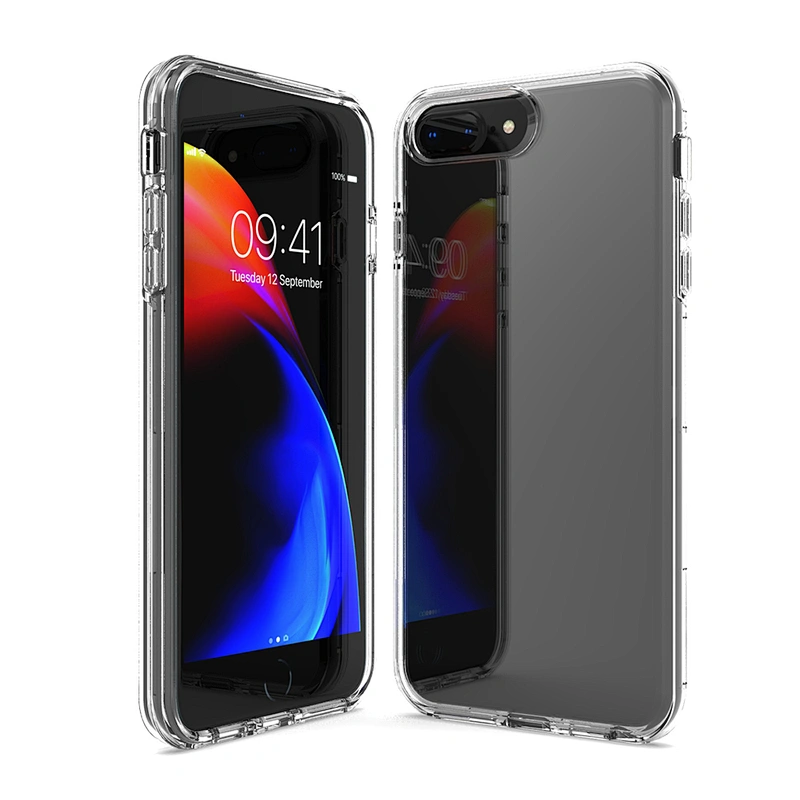 Sitemail PC TPU rugged hard clear cellphone case for IPhone 8 plus 11 XR XS Pro Max