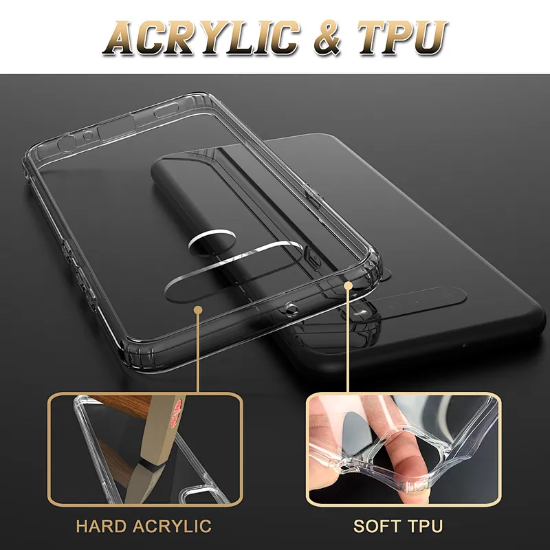 Custom Pattern hard acrylic Soft TPU mobile cell phone case For Motorola G Stylus G8 Play One Hyper E7
