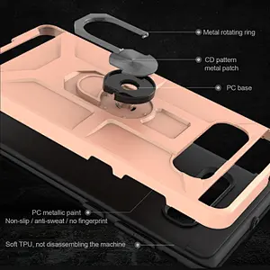 New! Armor mobile phone case shockproof back cover with ring kickstand for Samsung S10 Plus