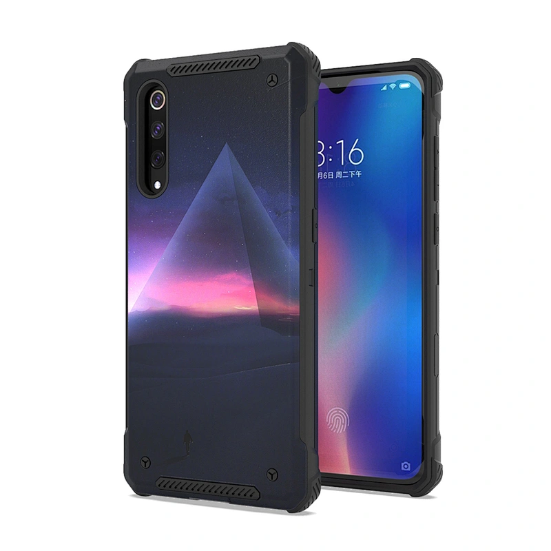 Mobilephone Back Cover TPU PC Custom Design Cell Phone Case For XIAOMI 9 SE For REDMI 7 Y3