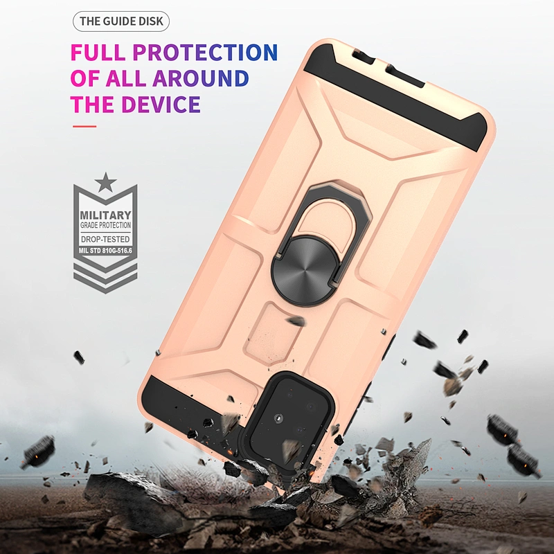 Anti shock proof armor ring case celular phone cover for SAMSUNG A21 Note 10 A70 A80 A21 A11