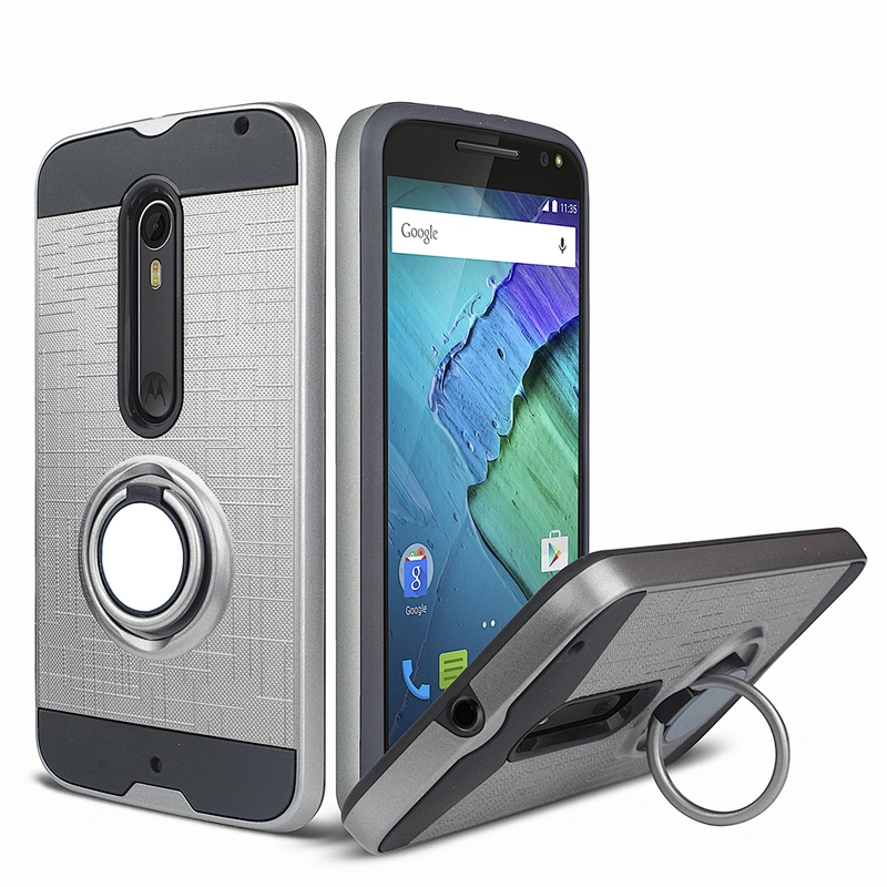 Luxury shockproof phone cover for one zoom,with ring cell Phone Case for MOTO ONE ZOOM