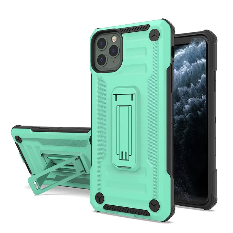 Custom Design mobile phone accessories with kickstand phone case for iphone 11 pro max