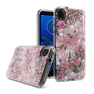 for Motorola E6 phone case shell paper phone cover,newest design phone back cover