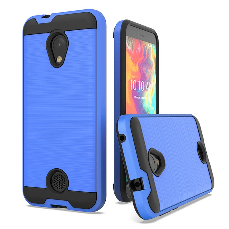 Wholesales brushed metal tpu pc phone case For Coolpad Revvl Plus ILLUMINA 3310 Legacy S