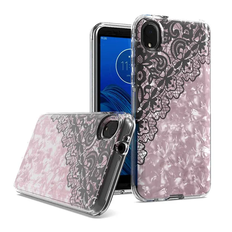 nice design shell paper phone case for Moto E6 fashion new style custom phone cover