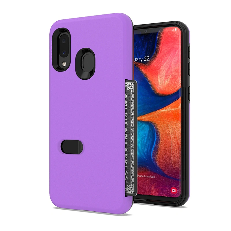 New Design Multifunctional Mobile Accessories Phone Cover with Card Slot for Samsung A10E A20E