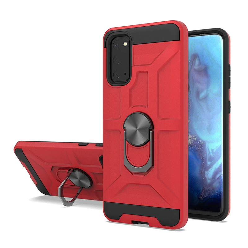 2020 top quality magnet car bracket ring stand phone case for SAMSUNG S20 M30S A11 A71 A2 Core