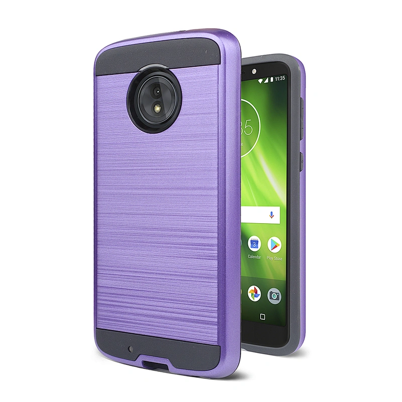 top selling original phone case for MOTO G7 Supra brush metal case for Motorola G7 Power
