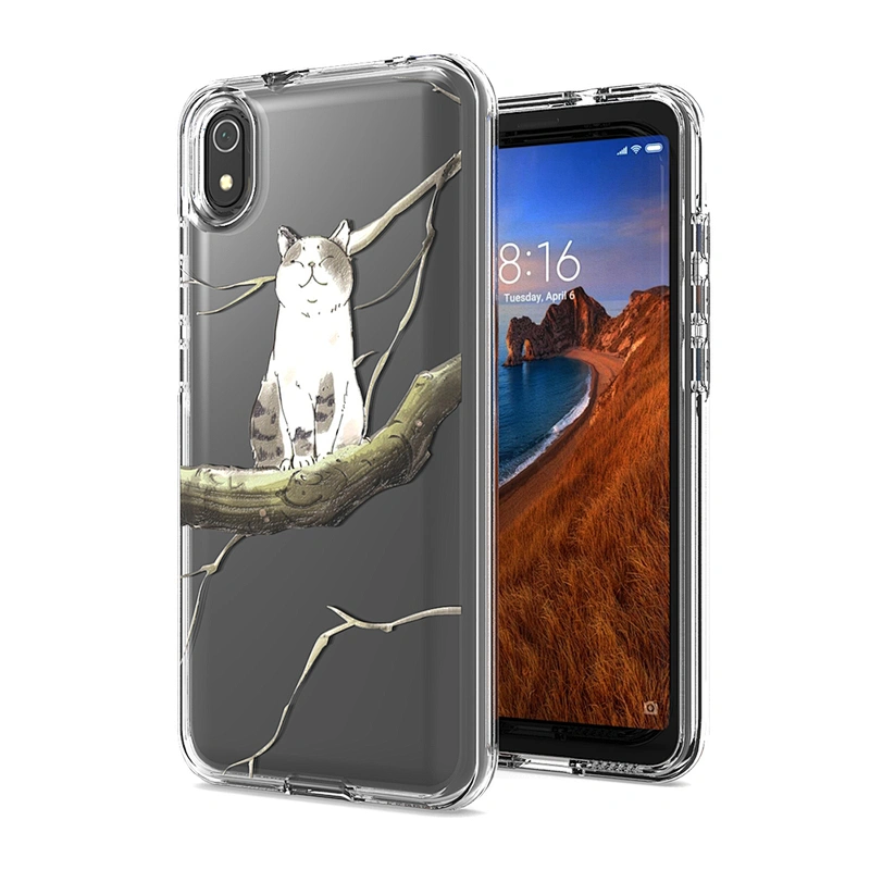 shockproof nice flower printed phone case,newest model phone cover for redmi 7A