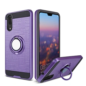 360 magnetic ring holder phone case for Huawei mate 30 Carbon Fiber phone cover for Huawei